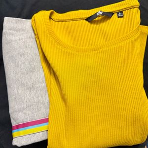 combo of Ribbed Top & pant