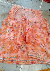 Floral Print Dress Material