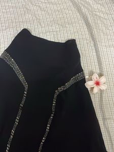 Elegant Black Skirt Y2k