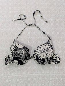 Floral Print Bikini Top