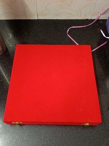 empty storage/Decorative Red Box