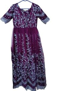Elegant Embroidered Ethnic Gown