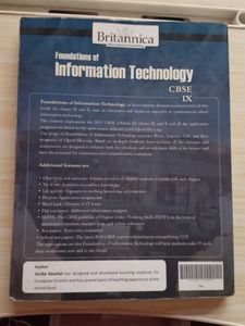 CBSE Class 9 Computer Book - Foundations Of It