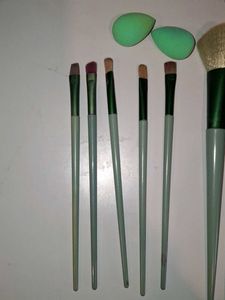 Makeup Brush Set with Sponges