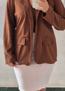 Brown Blazer with inner