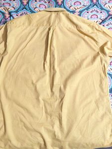 Men's Yellow Casual Shirt