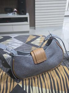 Denim Hobo Bag