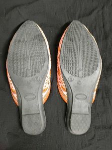 Elegant Embroidered Flat Sandals