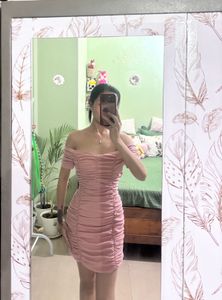 Peach Bodycon Dress