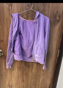 Purple Zip-Up Hoodie