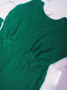 Emerald Green Kurta Palazzo set 3 pcs
