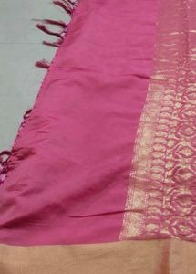 Beautiful Pink Saree with Blouse