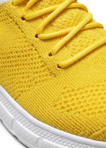 Trendy Yellow Casual Sneakers✨