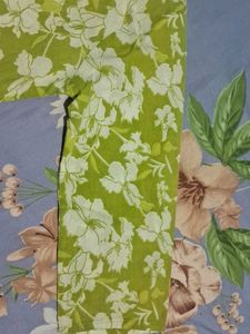 Floral Green kurta