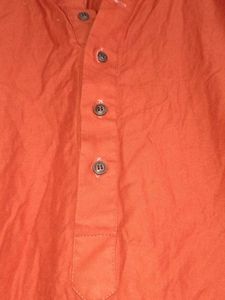 men's kurtas festival wear orenge colour