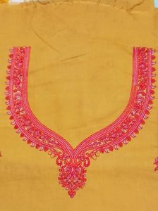 unstitched embroidery full suit piece