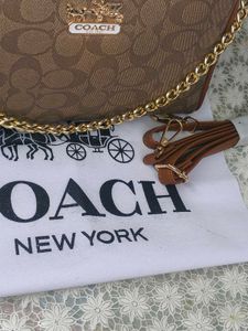 coach rust brown 🧡 with premium packaging