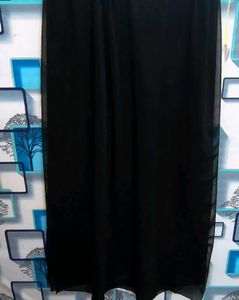 Black Embellished Dupatta soft &amp; silk pearl border
