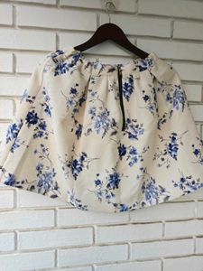 Floral Print Mini Skirt