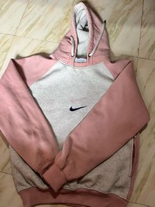 Nike Baby Pink Colorblock Hoodie