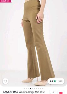 Flared Brown Trousers