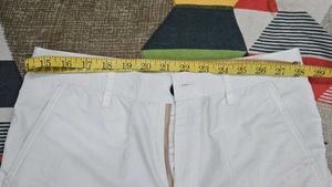 Classic White Casual Pants