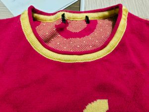 💛 Yellow💗💗pink 🍎 Sweater