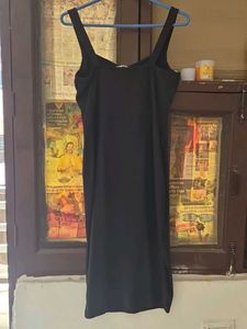 Classic Black Spaghetti Strap Dress