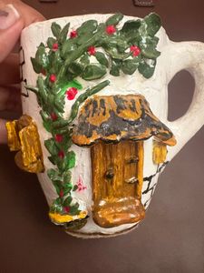 Unique Handmade Fairy House Mug