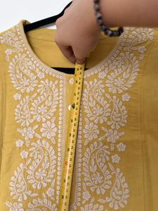 Utsa westside mustard/yellow Embroidered Kurta
