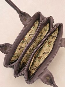 Stylish Grey Quilted Handbag