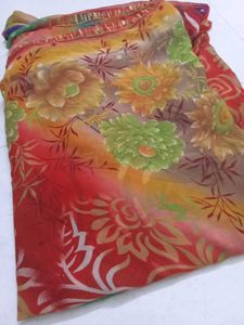 2 combo floral Saree