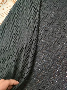 KOOVS Black Mesh T shirt