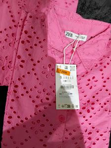 Chic Pink Eyelet Co-ord Set