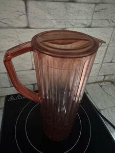 Vintage Rose Plastic Pitcher