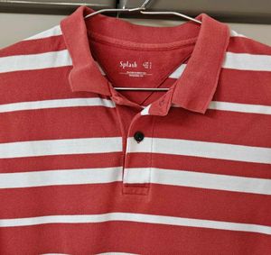 Striped Polo T-Shirt