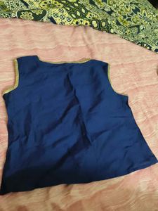never used Beautiful Blue Ethnic Blouse