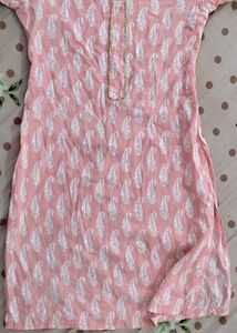 Pink Kurta set with Paisley Print🌸