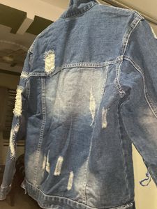 Distressed Denim Jacket