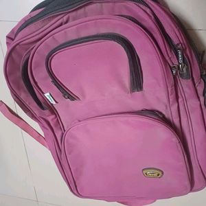 Very Large Hard Quality 7 Zipper School Bag