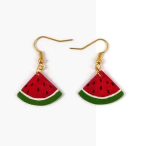 Cute Watermelon Slice Earrings