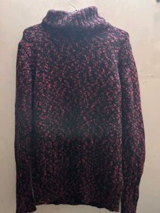 Guess Red Blend Knit Sweater