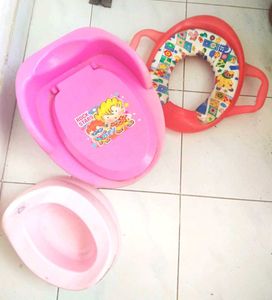 Pink kids Potty 2 units