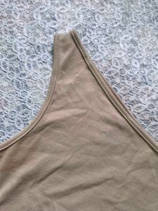 One Shoulder Ribbed Crop Top