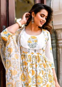 Floral Print Kurta Set