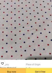 combo Rani Banarsi Fabric 2 Miter+ Cotton White