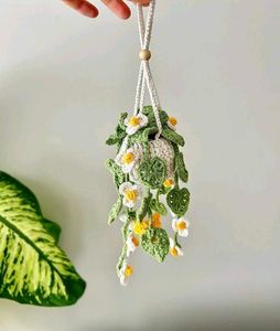 Crocheted Hanging Plant Decor (1 Piece)
