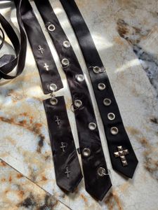 unisex customised tie set of three