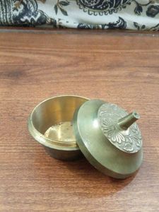 Brass box with Floral Design