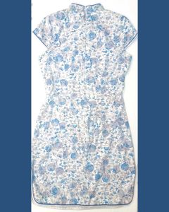 Porcelain Blue Blossom Cheongsam dress